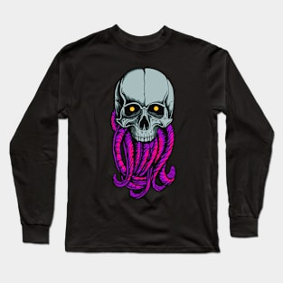tentakel skull Long Sleeve T-Shirt